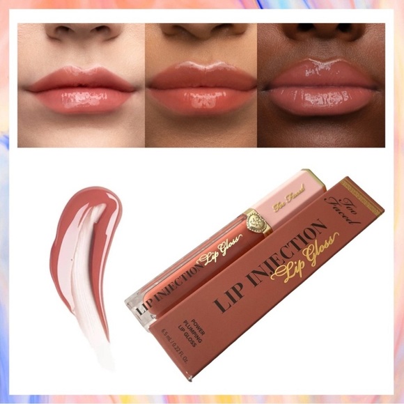 NEW IN BOX Too Faced Lip Injection Plumping Lip Gloss - Secure The Bag - Picture 1 of 7